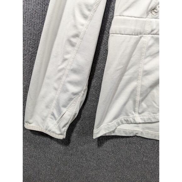 LL Bean Fleece Jacket Womens Large Belted Lightweight Full Zip Thumb Holes - Picture 4 of 11